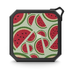 Altavoz Bluetooth con diseño de sandía, altavoz para exteriores, dispositivo de audio portátil, compañero musical de verano, accesorio para fiestas en la playa, regalo para [...]