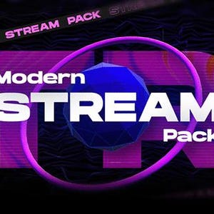 Animated Stream Transition Pack: Modern Stinger Overlays for Twitch, YouTube (Instant Download
