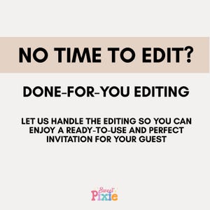Add On Service Done For You Editing