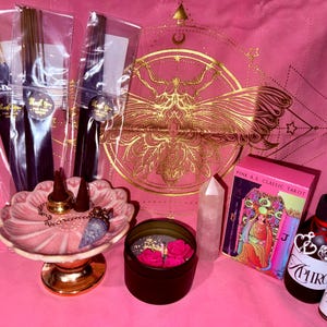 Göttin Aphrodite Altar Box - Liebe, Schönheit & Anziehung Ritual Kit für göttlich Weibliches