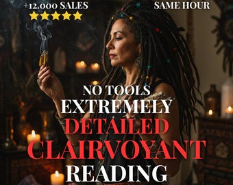 Clairvoyant Psychic Reading | No Tools Energy Read | Same Hour Spiritual Message | Intuitive Insight