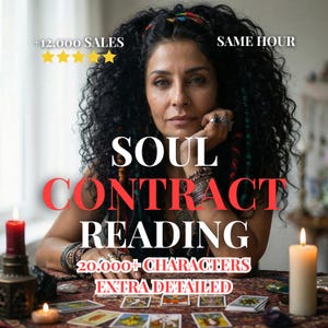 Soul Contract Psychic Reading | Personalized PDF with Medium Guidance | Past Life, Karma, Future Love