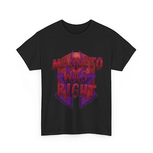 Camiseta unissex com capacete do Magneto - Camiseta gráfica inspirada nos X-Men, Roupa para fãs de Mutantes, Camiseta de história em quadrinhos, Presente geek, Fantasia de filme, Super-herói