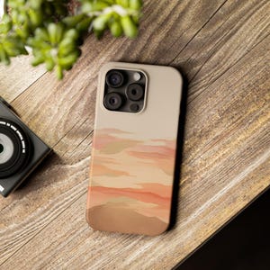 Nature-Inspired Minimal Watercolor Slim iPhone Case