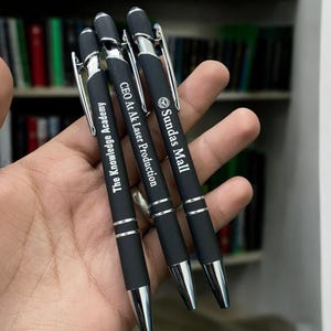 Gepersonaliseerde pen | Set van 4 | Prachtig gepersonaliseerd pencadeau