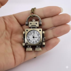 Fondo De Robot Vintage Par De Robots De Juguete De Lata Vintage