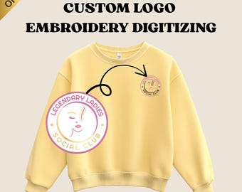 Custom Embroidery Digitizing, Logo Digitizing, Embroidery Digitizing Service, Image Digitizing Embroidery, Custom Digitize