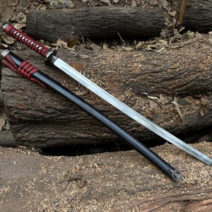 Multiple Colors Wooden Katana Stand: Samurai Sword Display