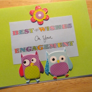 Mejores deseos en su compromiso - Tarjeta de felicitación