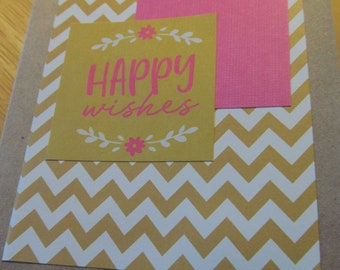 Happy Wishes Greeting Card