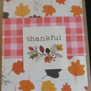 Cute Fall Card -- Thankful