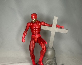 cross base for 1/12 scale action figures hand painted