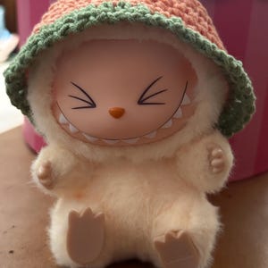 Labubu crochet hat