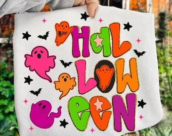 Preppy Halloween-spookglitter png, spookseizoen png, coquette-spook png, herfstcoquette png, herfstpompoen png, Halloween-png, sublimatie