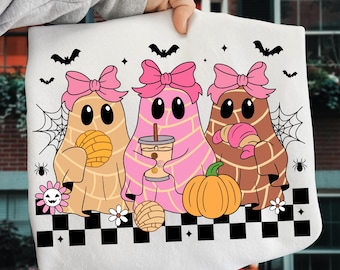 Grappige pantasma's spookpan Dulce png, pantasma's png, Halloween Mexicaanse png, Mexicaanse conchas-spook png, Halloween conchas png, pantasma's png