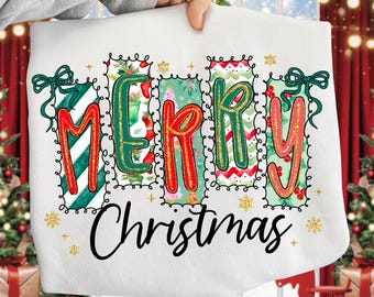 Coquette Christmas Tree Png, Christmas Png, Preppy Png, Christmas Png, Christmas Bow Png, Merry Christmas Png, Faux Glitter Png, Brushstroke