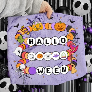 Halloween Friendship Bracelet png, Spooky Season Bracelet png, Spooky Season png, Girly Halloween Tshirt, Cute Halloween Sublimation png