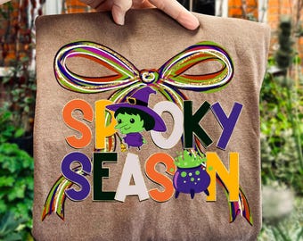 Gruselige Saison Coquette Png, Retro Halloween Spooky Coquette Png, Preppy Gruselige Halloween Png, Spooky Vibes Png, Halloween Girly Png