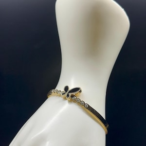 Dainty Butterfly Bangle Bracelet – Minimalist Jewelry for Everyday Elegance