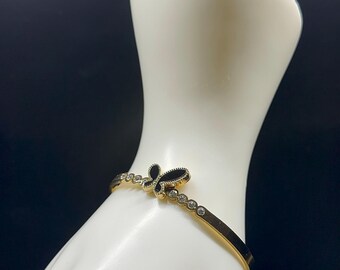 Dainty Butterfly Bangle Bracelet – Minimalist Jewelry for Everyday Elegance