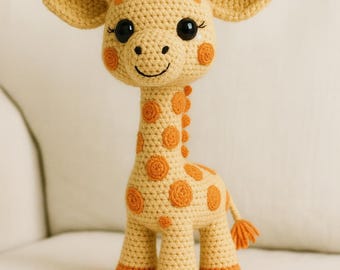 Amigurumi Giraffe Crochet Pattern: Beginner-Friendly DIY Toy (Digital Download