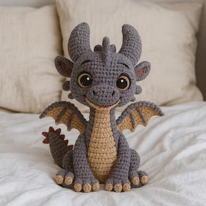 Crochet Dragon Pattern PDF: Beginner Friendly Amigurumi Tutorial image 7