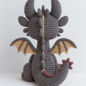 Crochet Dragon Pattern PDF: Beginner Friendly Amigurumi Tutorial image 4