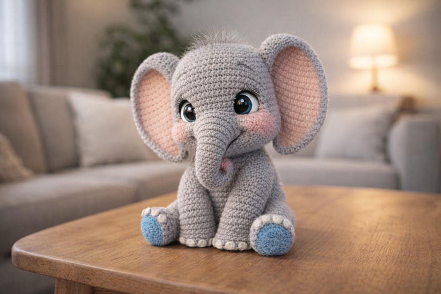 Amigurumi Elephant Crochet Pattern, Kawaii Plush Toy (digital PDF ...
