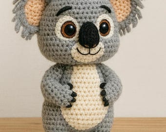 Koala Crochet Pattern: Easy Amigurumi Toy PDF Tutorial