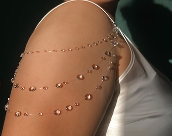 Dewfall Shoulder Strap: Detachable Strap Bridal Accessry Dewdrop