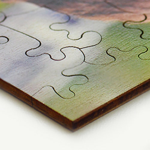 Games & Puzzles Custom Cut Wood Jigsaw Puzzle Toys & Games