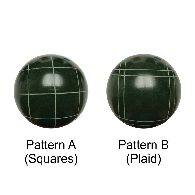 Personalized Bocce Ball Set 110mm EPCO Tournament Balls Etsy