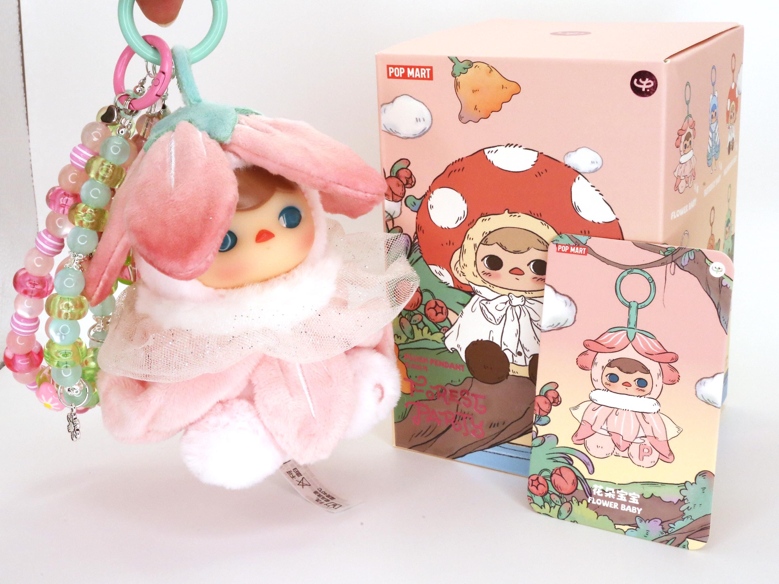 ぬいぐるみ POP MART PUCKY Forest Party FLOWER BABY PUCKY Forest Party Series-Vinyl Plush Pendant Blind Box