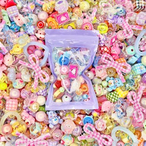 Bead Soup Grab Bag | Colorful Acrylic Mix for Jewelry, Keychains, Crafts, DIY Supplies