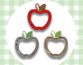 Apple Keychain Clips | Alloy Lobster Clasps Red Gold Silver Bag Charm Hardware
