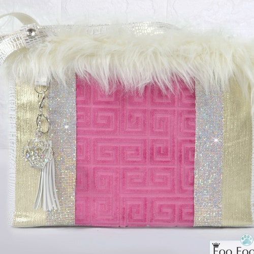 Faux Leather Dog Carrier Purse Luxury Dog Bag Pet Travel Etsy