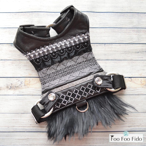 Dog Harness Dress Etsy