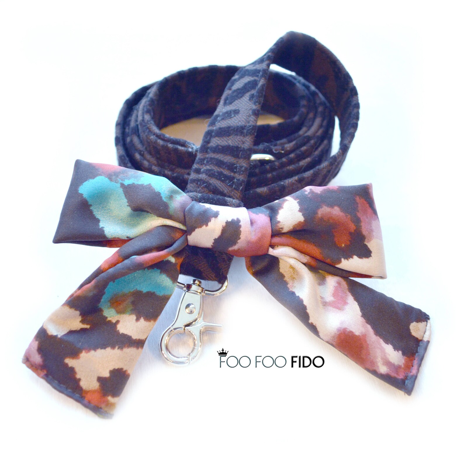 Fancy Dog Leash
 Fancy Dog Leash Fancy Fabric Leash Custom Matching Dog Lead Etsy