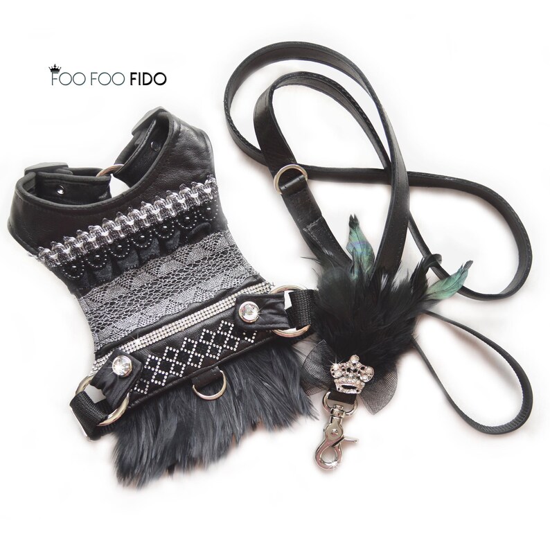 Fancy Dog Leash
 Fancy Dog Leash Fancy Fabric Leash Custom Matching Dog Lead Etsy