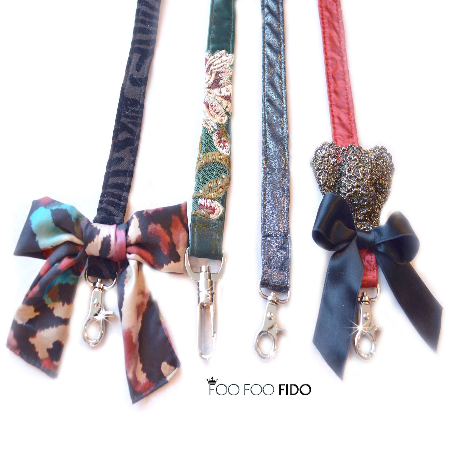 Fancy Dog Leash
 Fancy Dog Leash Fancy Fabric Leash Custom Matching Dog Lead Etsy