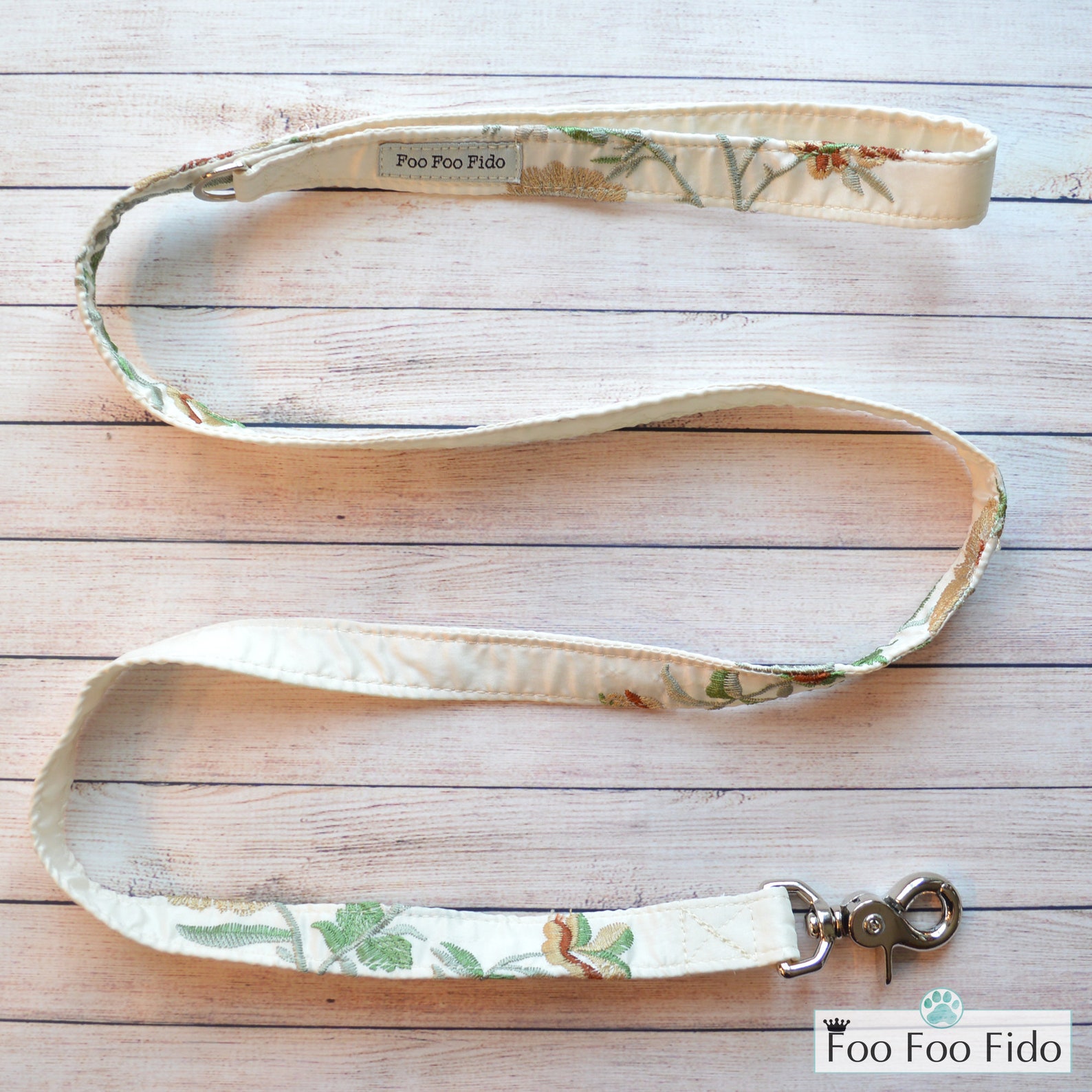 Fancy Dog Leash
 Fancy Dog Leash Fancy Fabric Leash Custom Matching Dog Lead Etsy