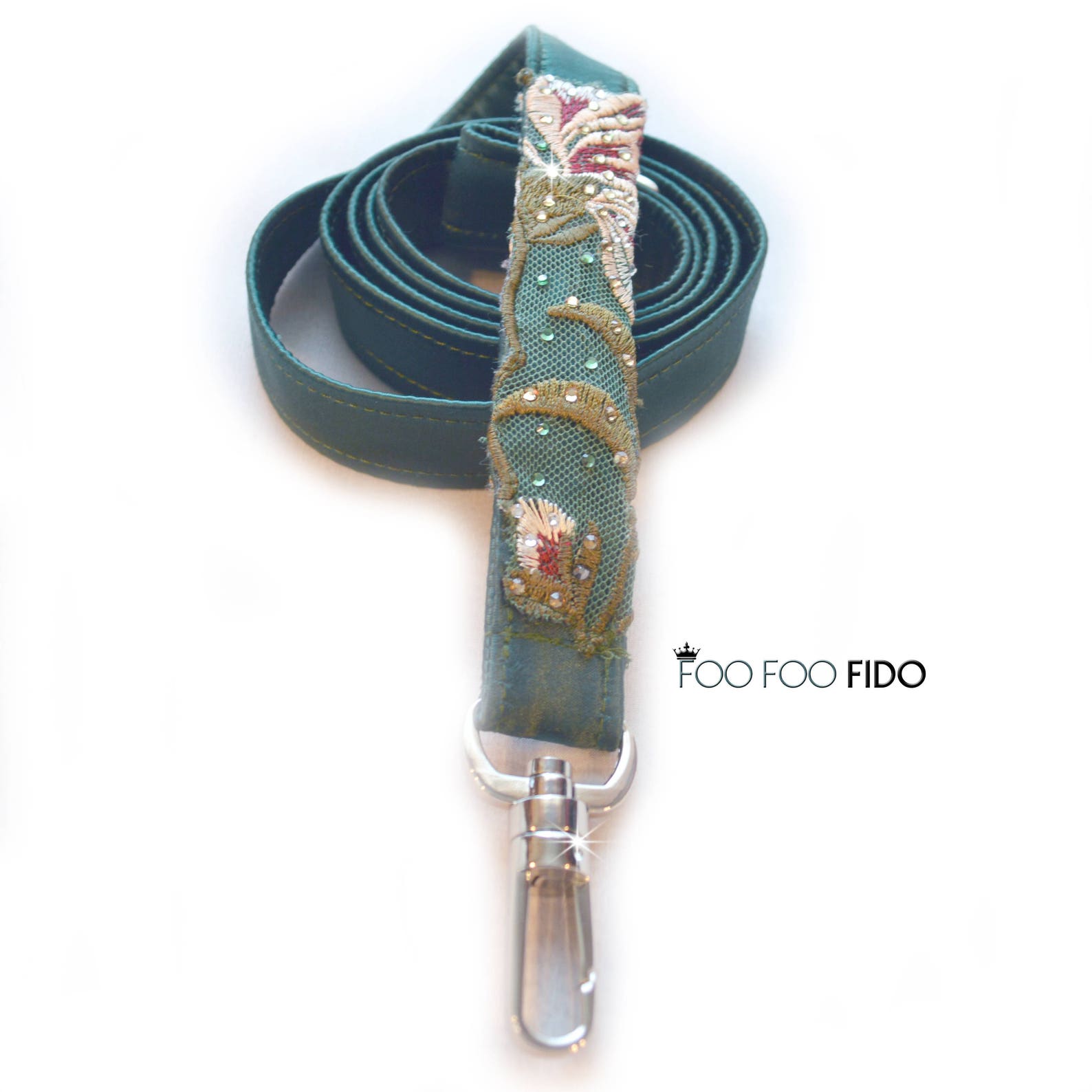 Fancy Dog Leash
 Fancy Dog Leash Fancy Fabric Leash Custom Matching Dog Lead Etsy