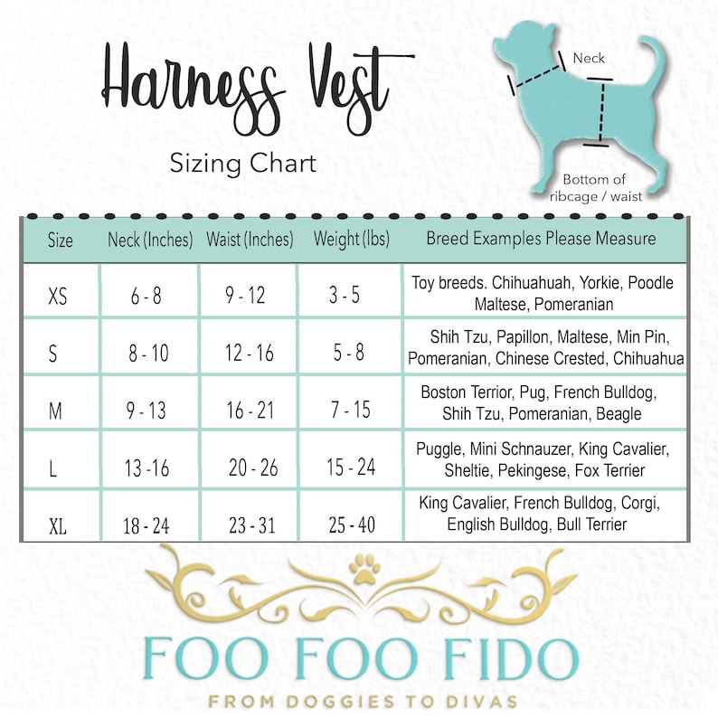 Small Dog Harness, Custom, Choke Free, Adjustable, Denim, Fabric, Designer Dog Harness Vest, Pink Flower by Foo Foo Fido image 4