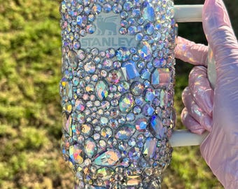 Bevanda analcolica Crystal AB Stanley: nebulizzatore da 40 oz, bicchiere con strass, regalo per lei