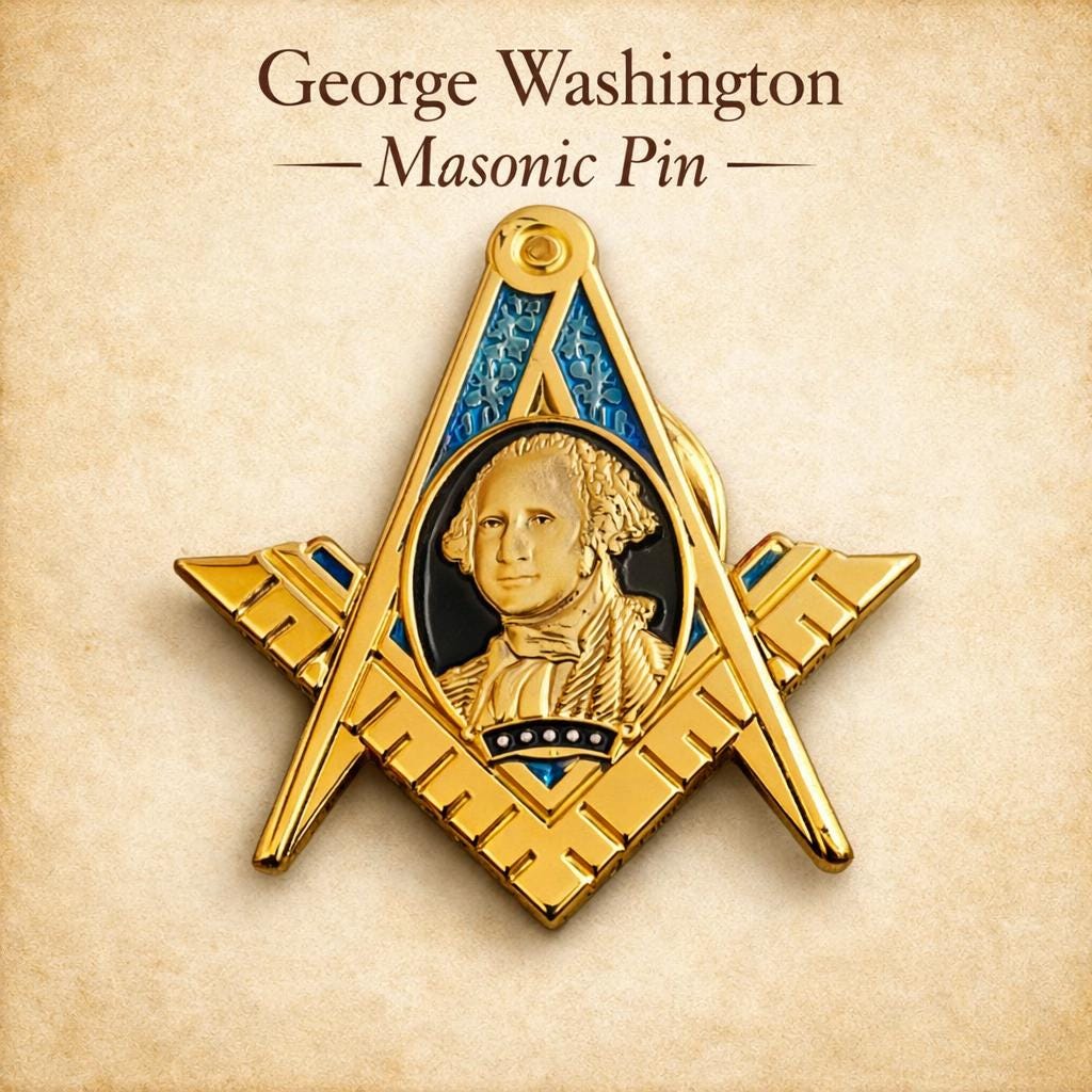 thumbnail image 2 of Master Mason Sun Splendor Lapel Pin – Golden Finish – Masonic Regalia 2 of 3