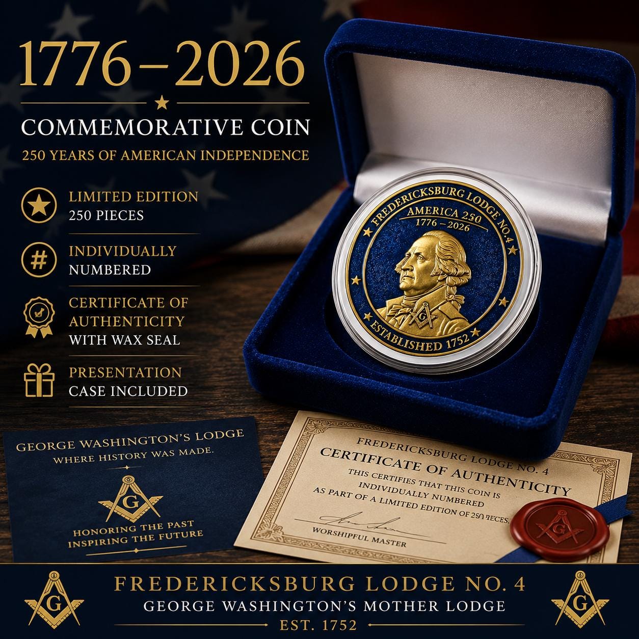 Masonic george washington coins - Etsy 日本
