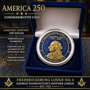 TOP POP ‼️フリーメイソン　グランドロッジ創立50周年記念メダル1821年 Masonic george washington coins - Etsy 日本