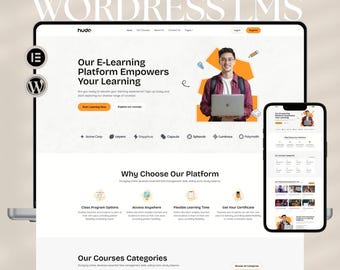 LMS WordPress Theme | E-Learning Elementor Template | Online Course Website | WooCommerce | Coaching & Academy