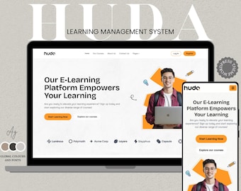 LMS E-Learning WordPress Theme, Online Course Website (Elementor Template)