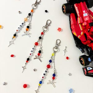 Formula 1 Racing Driver and F1 Team Keychains